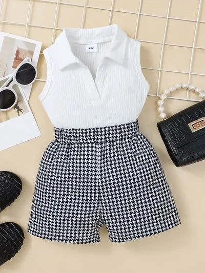 Rahello White Cotton Co-Ord Set