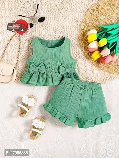 Rahello Elegant Green Co-Ord Set