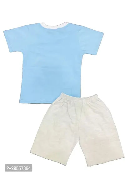 Rahello Stylish Cotton Blend Tops with Shorts Set