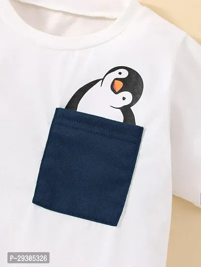 Rahello Stylish Navy Blue Cotton T-Shirts With Shorts Set