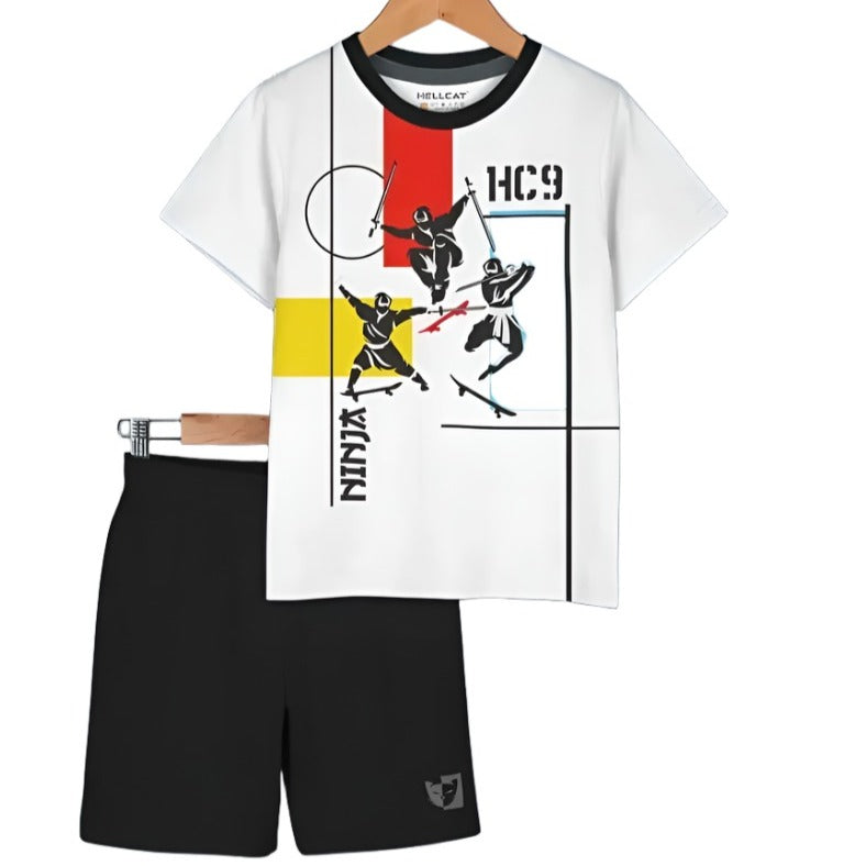 Rahello Stylish Elite Cotton T-Shirt With Shorts Set