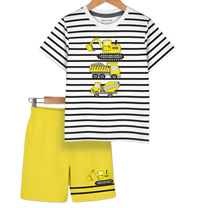 Rahello Stylish Elite Cotton T-Shirt With Shorts Set